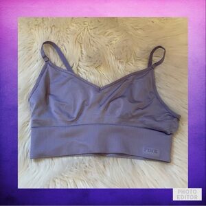 PINK Victoria’s Secret Seamless Longline Sports Bra - NWT - Large - Star Lilac